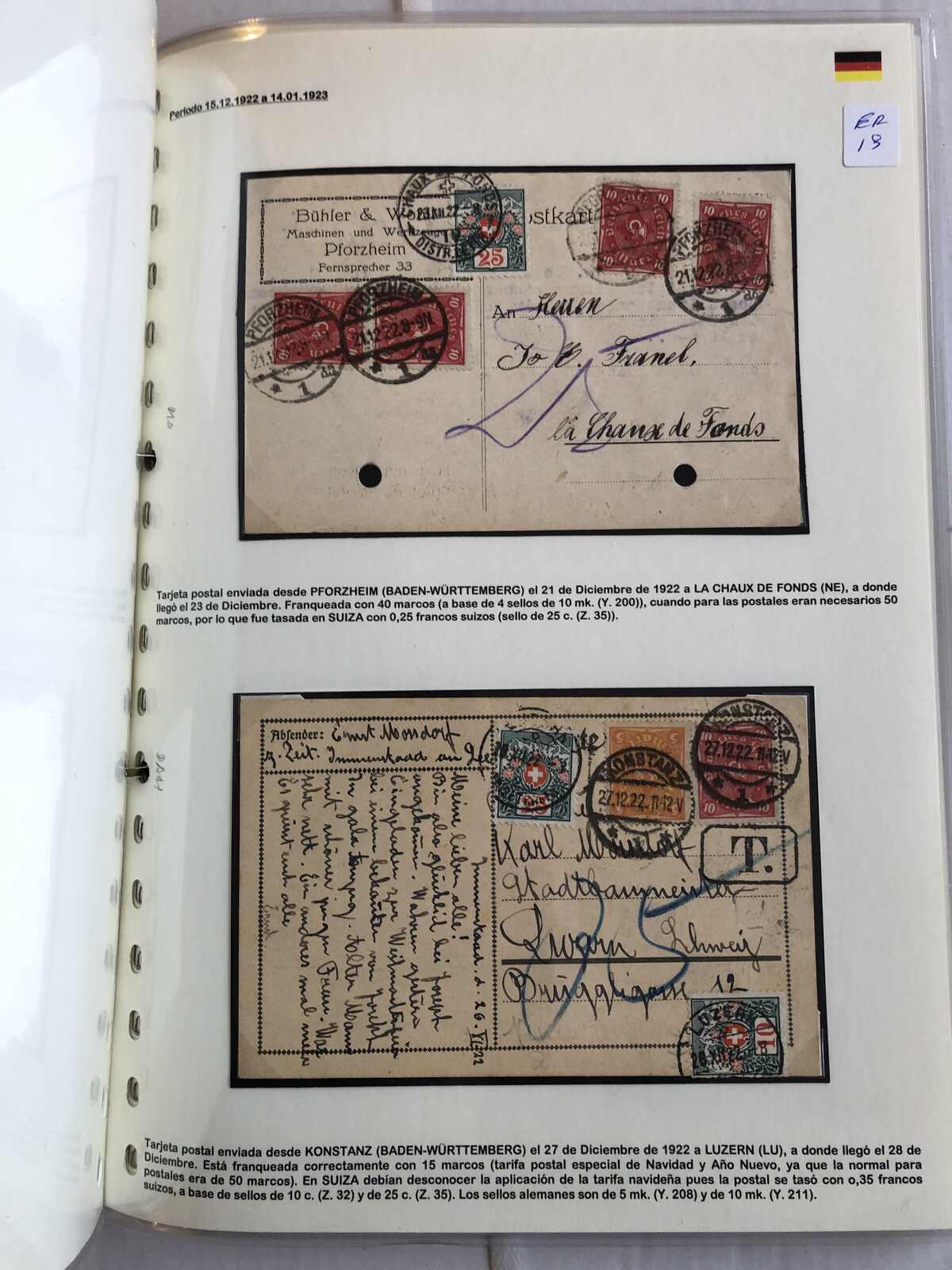 Image 11 for lot number 365 for Postiljonen 246. Int. Briefmarken Auktion