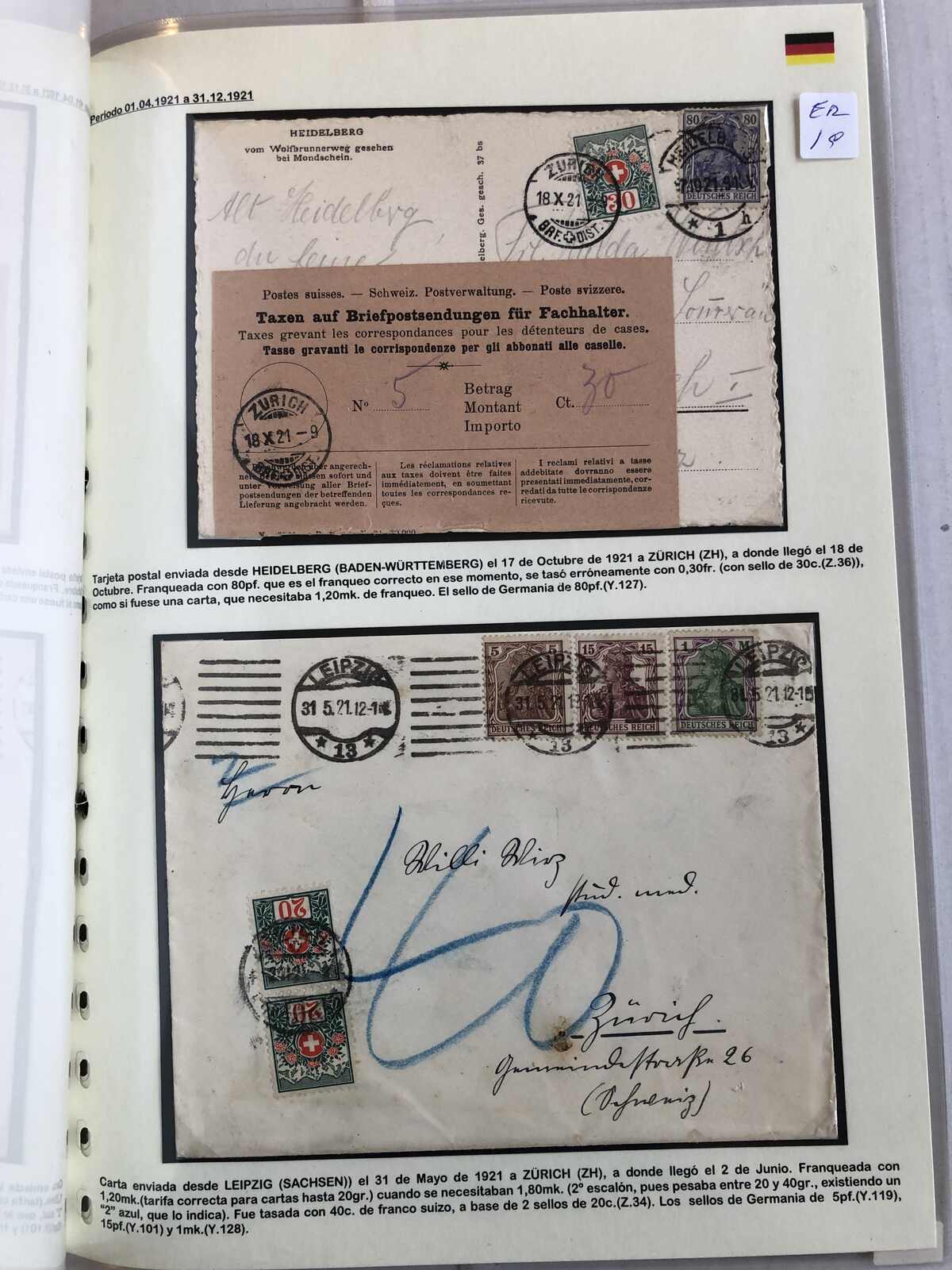 Image 14 for lot number 365 for Postiljonen 246. Int. Briefmarken Auktion