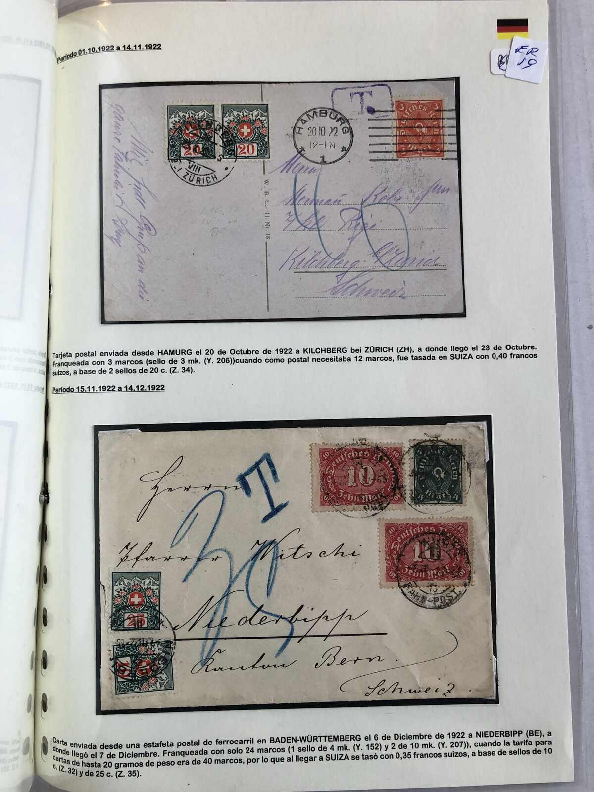 Image 15 for lot number 365 for Postiljonen 246. Int. Briefmarken Auktion