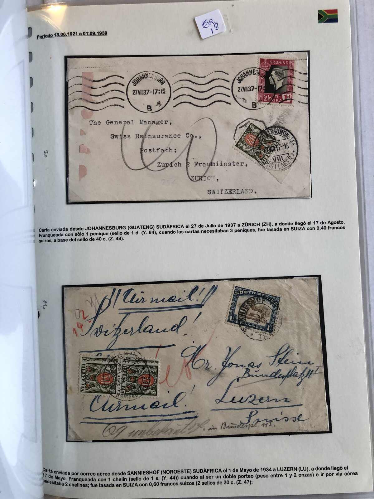 Image 23 for lot number 365 for Postiljonen 246. Int. Briefmarken Auktion