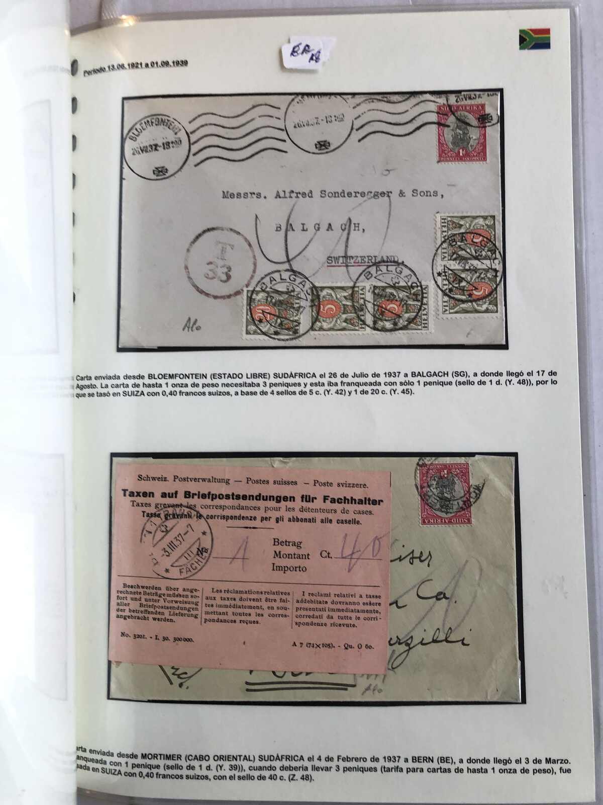 Image 26 for lot number 365 for Postiljonen 246. Int. Briefmarken Auktion