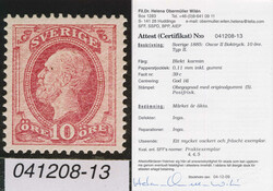 Well centered and fresh copy of 10 öre pale carmine in never hinged ...