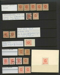 20/TRETIO FORGERIES. A very interesting lot with various forgeries ...