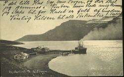 "42" Reydarfjördur on a very beautiful picture postcard 1911 to ...