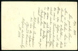 "97" Hvamstangi on a very beautiful 10 aur postcard to Austria. With ...