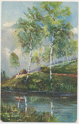 Picture postcard franked with 20 aur Views and Buildings with ...