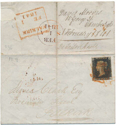 2865100: Great Britain 1840 1d black