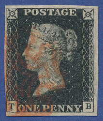 2865100: Great Britain 1840 1d black