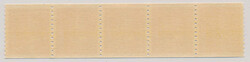 Perfectly centered and very fresh strip of five of 35 öre Crown & ...