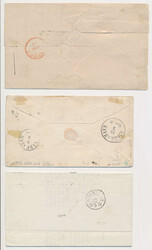 SENT ABROAD. Six skilling covers, beautiful but somewhat mixed ...