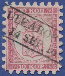 2530015: Finland 1860 Coat of arms rouletted