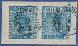 Double Print in Unique Pair A fantastic pair of 4 Sk. Bco blue in ...