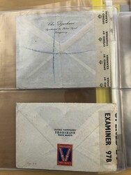 Group of 12 censored covers from the Faroe Islands to Great Britain ...