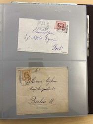 Collection with more than 50 covers, postcards and postal stationery ...