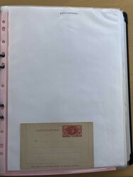AFRICA POSTAL STATIONERY. Collection in binder with various countries ...
