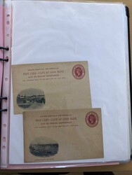 AFRICA POSTAL STATIONERY. Collection in binder with various countries ...