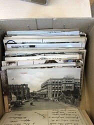 Box with well over 250 covers, picture postcards and stationery items ...
