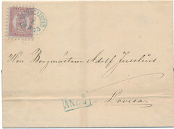 2530015: Finland 1860 Coat of arms rouletted