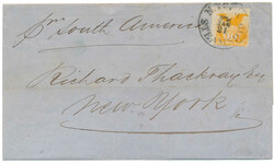 Beautiful cover dated "St Thomas 13 January 1870" franked with US 10 ...