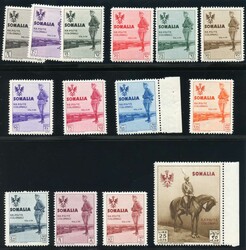 SOMALIA. Royal visit 1935 in a cpl. never hinged set 5+5 c. to 25+2 ...