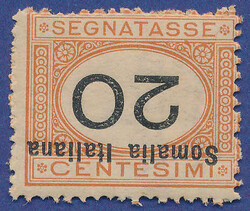 3580: Italian Somaliland - Postage due stamps