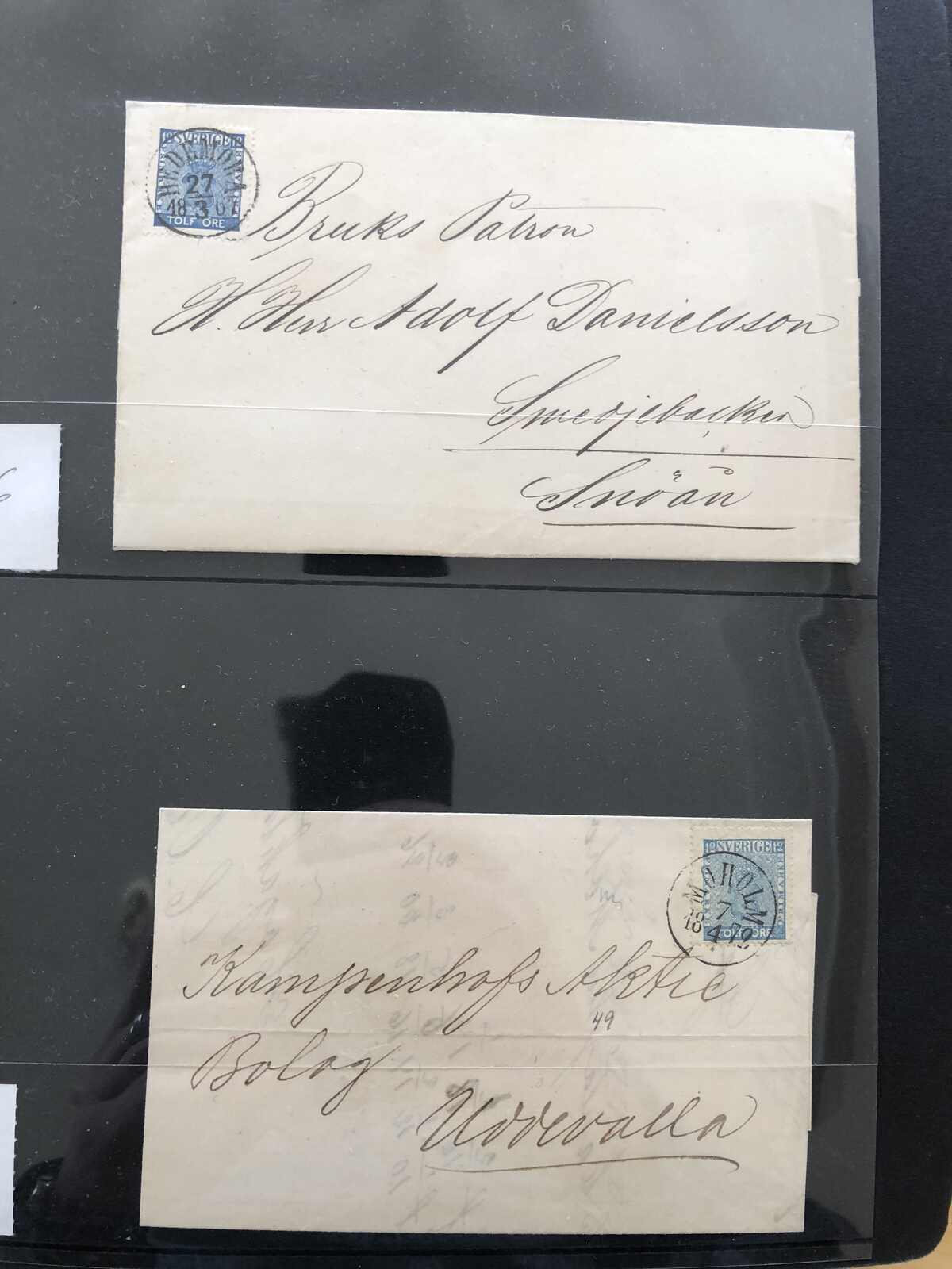 Image 2 for lot number 1872 for Postiljonen 246th Int. Stamp Auction