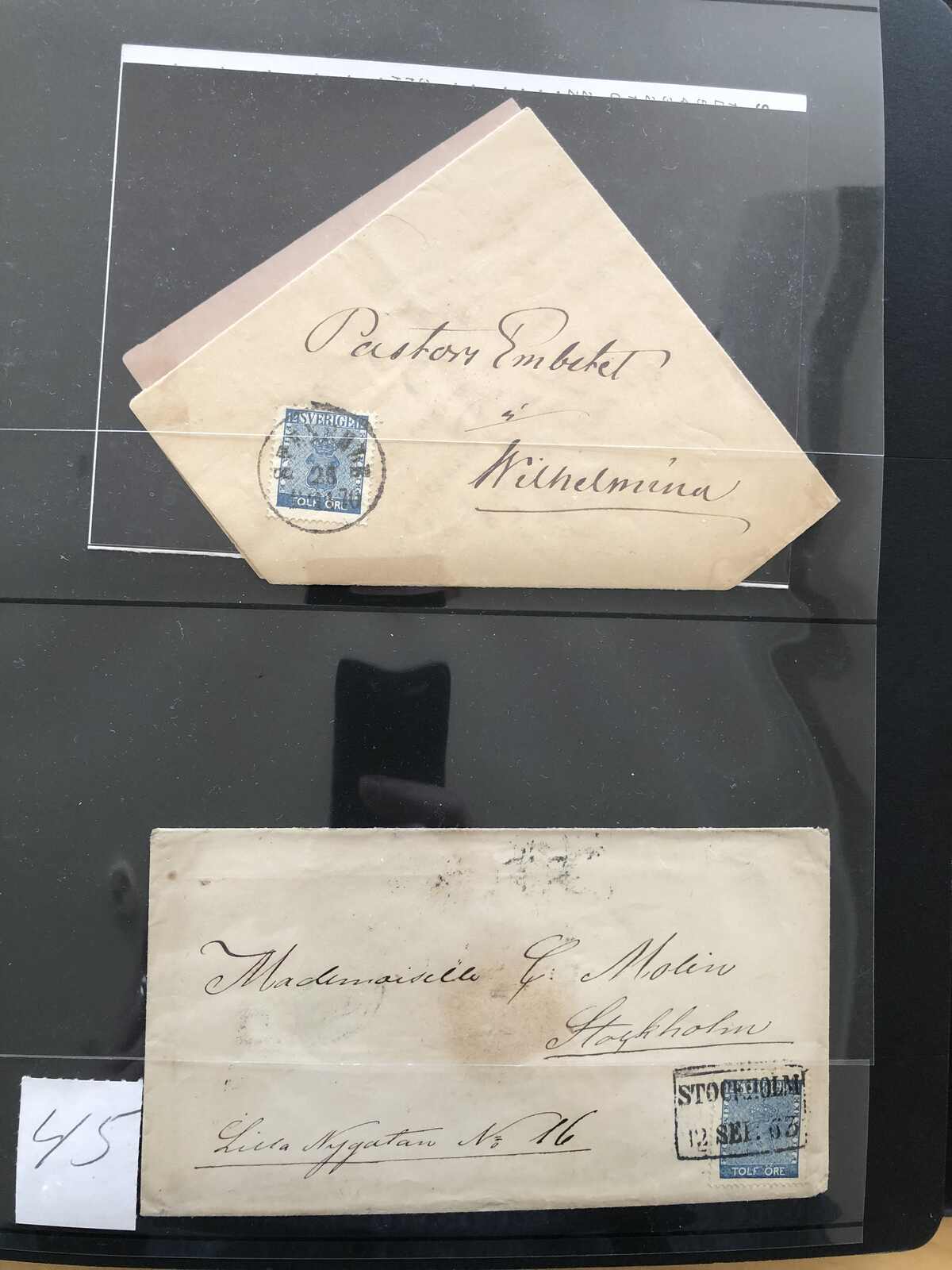 Image 7 for lot number 1872 for Postiljonen 246th Int. Stamp Auction