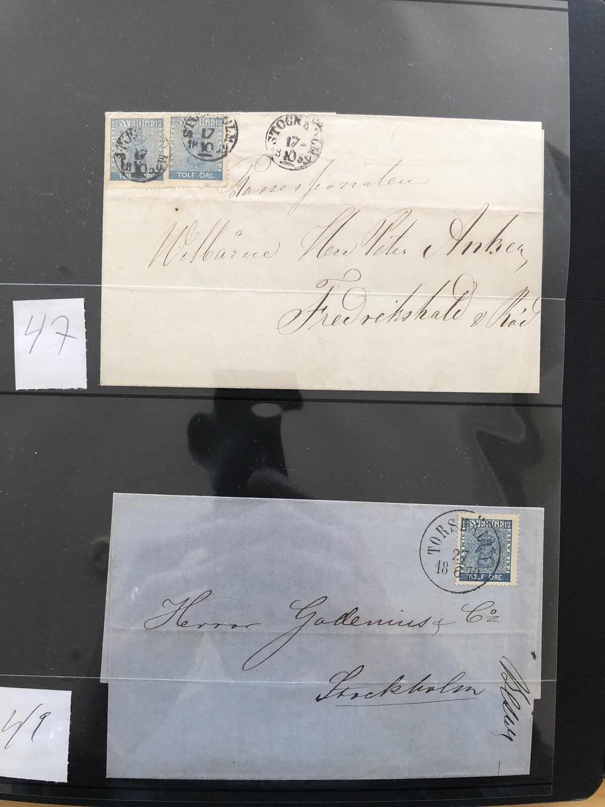 Image 9 for lot number 1872 for Postiljonen 246th Int. Stamp Auction