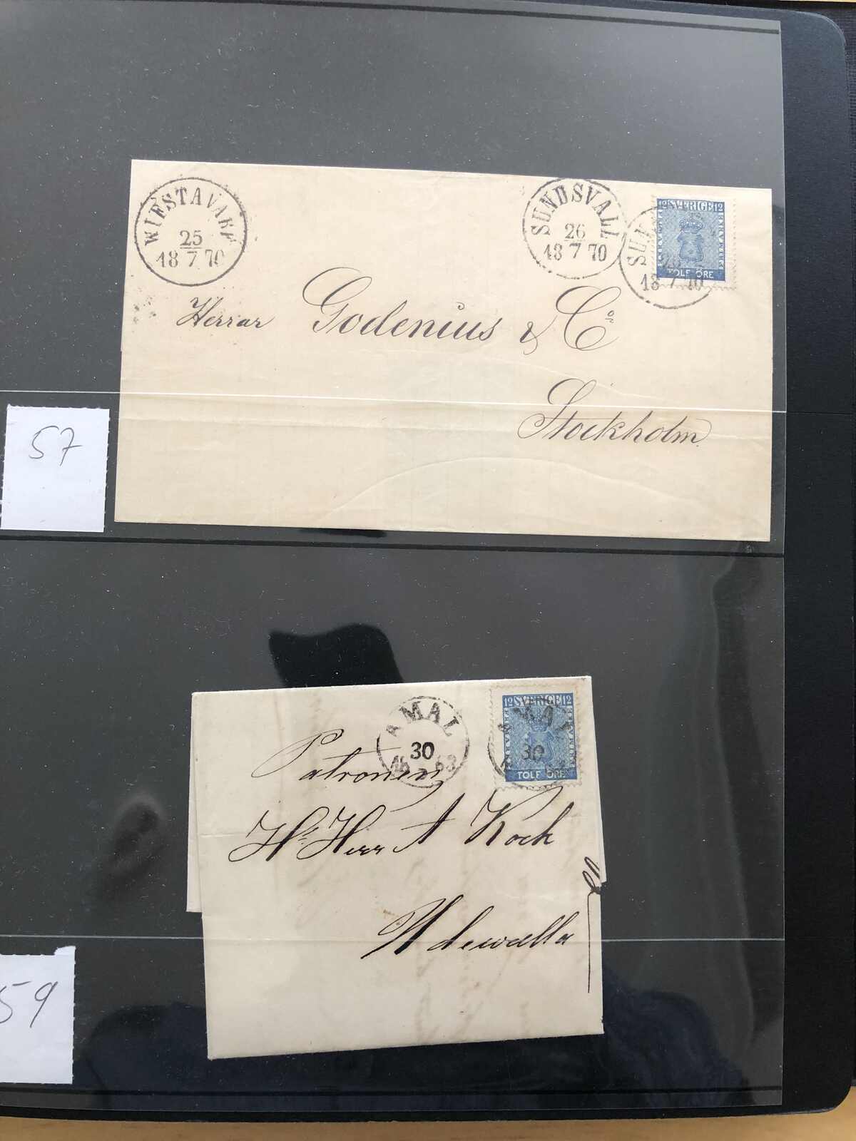 Image 12 for lot number 1872 for Postiljonen 246th Int. Stamp Auction
