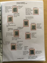 12 ÖRE COAT OF ARMS. Collection on almost 50 pages showing basic ...