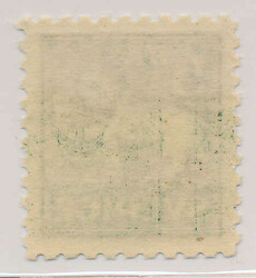 A perfect never hinged copy of 5 öre bluish green with wmk. lines ...