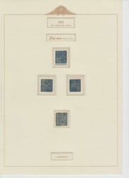 Jind Exhibition Collection Mounted on 47 pages, showing the stamps ...