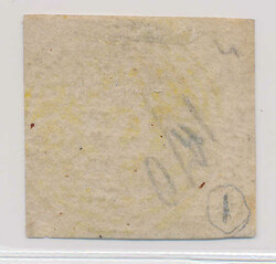 4 annas yellow special printings 1874-76 without gum as issued. ...