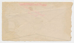 Cover franked with ½ anna red on thick wowe paper 1877. Cover with ...