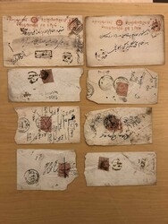 Lot with around 50 covers incl. a few postal stationery items, a few ...