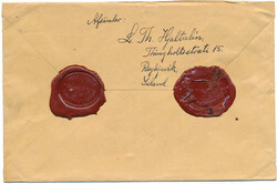 A very fresh and beautiful insured cover to Sweden franked with 1 kr. ...