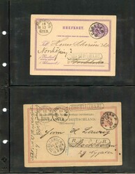A very interesting collection with 35 items 1870s-1910s, all with ...