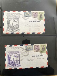 Group of around 30 covers with mainly 1940s issues incl. interesting ...