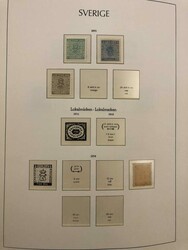 Collection with unused stamps 1855-1970 incl. official and postage ...