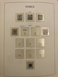 Collection with unused stamps 1855-1970 incl. official and postage ...