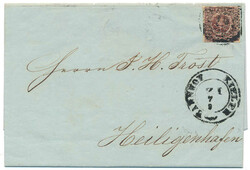 "Insurrection canc." 19 and double ring cds. "KIELER BAHNHOF 7.9" ...