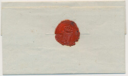 Beautiful cover 1825 with contents dated "Kjøbmand Plum, Godhavn 16 ...