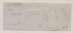 RARE POSTMARK "114" and at side "ELMSHORN 5.9" on a beautiful piece ...