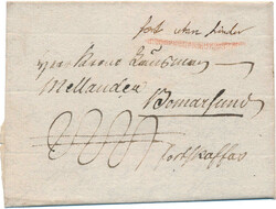 Very beautiful express Crown Post letter, dated 15 February 1809 with ...