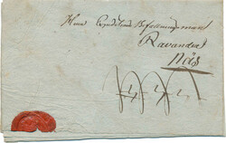 Very beautiful Crown Post letter dated 18 July 1815 with full ...