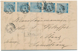 Cover from Sweden A very beautiful cover to Åland with 12 öre in a ...