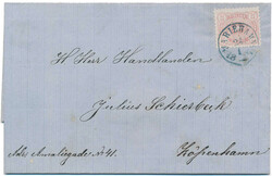 Very beautiful outgoing letter with 32 penni dull light-rose thin ...