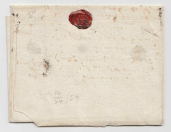 Beautiful cover with "B" postmark, type III (in use 1691-94) via ...