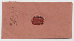 Beautiful cover "via Ålandshaf" to HELSINGFORS, Träskända Station, ...