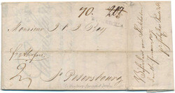Privately carried letter from Hamburg 30 December 1806 to STOCKHOLM ...
